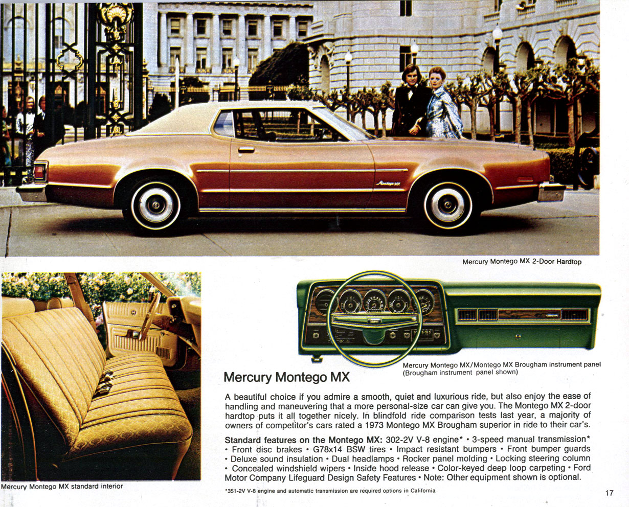 1974 Lincoln Mercury Brochure Page 9